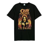 OZZY Osbourne Amplified Prince of Darkness Oficial Camiseta para Hombre (Small)