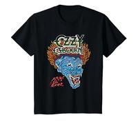 OZZY Osbourne Blue Demon Camiseta, Niños, Negro, 10 años