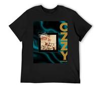 Ozzy Osbourne - Camiseta de manga corta de algodón de corte extendido, Negro, XXL