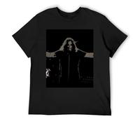 Ozzy Osbourne - Camiseta moderna de manga corta de algodón de gran tamaño, ajuste holgado, Negro, L