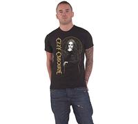Ozzy Osbourne - Camiseta Patient No.9 Diseño Impreso de Algodón para Adultos Unisex (S) (Negro, Dorado)