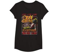 OZZY Osbourne Diary Tour Des Moines Iowa Camiseta, Niñas, Negro, XS