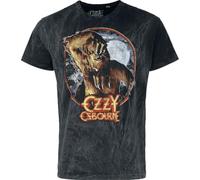 Ozzy Osbourne Logo Bark Hombre Camiseta Antracita 100% algodón Regular