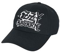 Ozzy Osbourne Logo - Baseball Cap Unisex Gorra Negro, 100% algodón,