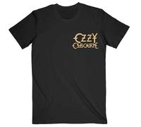 Ozzy Osbourne Patient No. 9 Gold Logo con licencia Camiseta hombre