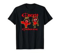 OZZY Osbourne Red Sketch Good Bad Camiseta, Hombre, Negro, S
