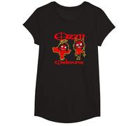 OZZY Osbourne Red Sketch Good Bad Camiseta, Niñas, Negro, XS
