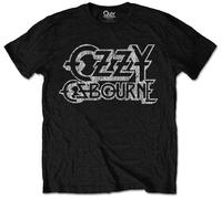 Osbourne Ozzy - T-Shirt # Xl Unisex Black # Vintage Logo