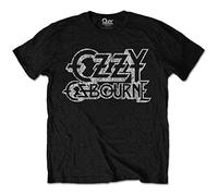 Ozzy Osbourne Vintage Logo oficial Camiseta para hombre (Large)