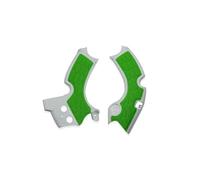 Ozzyr Cubierta Protectora de Marco x-Grip para Motocross Accesorios Motocicleta Kit plástico KX250F 15-18 Bicicleta para Enduro(Green White)