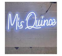 Ozzyr letrero de barra de neón Lámpara relajante MIS para quinceañera, letrero de neón, luz para boda y compromiso