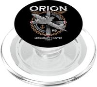 P-3 Orion Anti-Submarine Patrol Aircraft diseño Desgastado PopSockets PopGrip para MagSafe