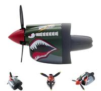P-40 - Decoración de ventilación de avión de combate, aire de coche de combate con aromaterapia, clip ambientador estilo nariz de tiburón, adorno de tablero de aviones, eliminador de olores de larga