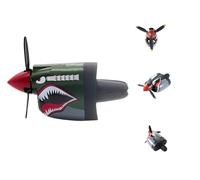 P-40 Fighter Plane - Ambientador para automóvil, clip de ventilación de coche de combate, decoración de tablero de mini P-40 Jet para pilotos y amantes de la aviación, accesorios de coche eliminadores