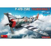 P-47d-25re Thunderbolt. Advanced Kit 1:48 Plástico Modelo Kit Miniart