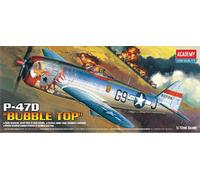 P-47D Bubble-Top Caza 1:72 Kit De Modelo De Plástico ACADEMY