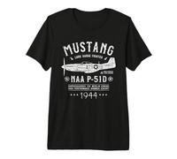 P-51 Mustang | Avión de Caza de la Segunda Guerra Mundial | Camiseta Premium