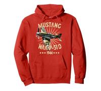 P-51D Mustang Vintage North American P-51D Warbirds Sudadera con Capucha