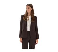 P.A.R.O.S.H. - Blazer monopetto in cady - Jackets - Mujer - Marrón - L -