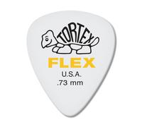 P as de guitarra Jim Dunlop Dunlop Tortex Flex Standard de 0,73 mm, color amarillo, paquete de 72 (428R.73)