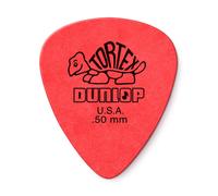 P as de guitarra Jim Dunlop Standard Dunlop de 50 mm, color rojo, Tortex Standard, paquete de 12 (418P.50)