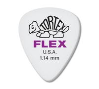 P as de guitarra Jim Dunlop Tortex Flex Standard de 1,14 mm (paquete de 72)