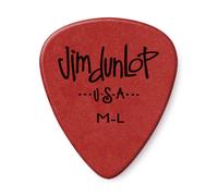 P?as Jim Dunlop 479RML Poly Picks rojas, medianas/ligeras, 72 unidades por bolsa