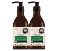 P-Beauty - 2 jabones líquidos para manos con aceite de semilla de cáñamo, 270 ml, jabón de manos natural, jabón de espuma para una limpieza suave, hidratación intensa y piel flexible, vegano y