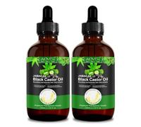 P-Beauty 2 x Aceite de ricino prensado en frío 100% puro aceite de ricino