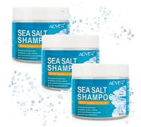 P-Beauty 3x Champú de Sal Marina - Sal del Mar Muerto para el Crecimiento del Cabello, Volumen y Anticaspa - Champú de Limpieza Profunda para Cabello Fuerte, Hidratación y Cuidado del Cuero Cabelludo