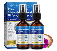 P-Beauty Aceite de Magnesio en Spray 2 x 60ml - Magnesio puro de Zechstein para la relajación muscular y el alivio del estrés - Magnesio en spray - Ideal para hacer deporte y dormir mejor