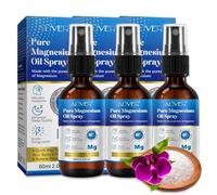 P-Beauty Aceite de Magnesio en Spray 3 x 60ml - Magnesio puro de Zechstein para la relajación muscular y el alivio del estrés - Magnesio en spray - Ideal para hacer deporte y dormir mejor