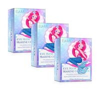 P-Beauty - Almohadillas antiedad para los ojos (3 x 18 unidades, con colágeno, ácido hialurónico y extracto de algas, contra ojeras, arrugas e hinchazón)