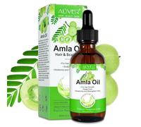 P-Beauty Amla Aceite para el cabello para el crecimiento intensivo del cabello, contra la caspa y la caída del cabello, prensado en frío, orgánico y vegano, vitamina C, aminoácido, 60 ml