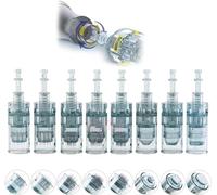 P-Beauty Cartuchos de agujas | Cartuchos de agujas de repuesto para Auto Derma Elektrik Pen M8 | Microneedling | Cierre M8 | Varios diseños | para aparatos Dermapen con puerto M8 | 20x 11 agujas