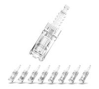 P-Beauty - Cartuchos de repuesto para dispositivo de microneedling A10, 10 agujas de nanosilicona, microagujas para antienvejecimiento, cuidado de la piel, antiarrugas, cuidado facial para piel y