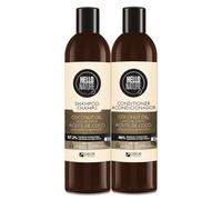 P-Beauty - Champú y acondicionador con aceite de coco para hidratación y reparación, champú y acondicionador para el cabello seco y dañado, cuidado vegano sin siliconas, parabenos, sulfatos