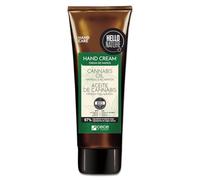 P-Beauty Crema de manos con aceite de semilla de cáñamo orgánico, hidratante vegana para manos secas, absorbe rápidamente y cuida la piel intensamente seca, cuidado de manos sin parabenos ni siliconas