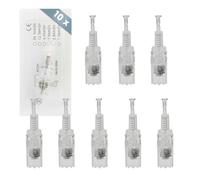 P-Beauty Dermapen M1 Cartuchos de aguja para microneedling - Cartuchos de aguja de repuesto para coche Derma Elektrik Pen M1 con cierre de rosca WWWLBUNG/WELLE - para rejuvenecimiento, patas de gallo