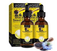 P-Beauty gotas de aceite de comino negro para el cabello y la piel 2x60ml - aceite de cuidado natural, fortalece el sistema inmunológico, favorece el crecimiento del cabello, antienvejecimiento y acné