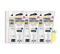 P-Beauty - Juego de crema para quemar grasa, 3 x 120 g, suero corporal con vitamina C, E, retinol, ácido hialurónico y cafeína, incluye aplicador de masaje, crema corporal anticelulitis, hidratante y