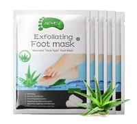 P-Beauty - Mascarilla para pies con aloe, exfoliante para pies, calcetines renovadores para callos y cuidado intensivo de los pies, eliminador de callos (5 pares)