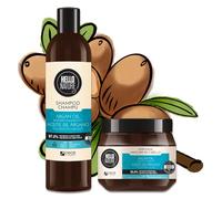 P-Beauty Naturkosmetik Aceite de Argán para el cuidado del cabello - Champú y mascarilla para el cabello - Bio & Vegano - Champú para reparación intensiva, hidratación y brillo - Tratamiento para el