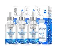 P-Beauty Serum antiedad para la cara, 30 ml, sérum facial con colágeno, hialurónico y vitamina C contra arrugas y líneas finas, cuidado reafirmante, hidratación y brillo, suero vegano antiarrugas (3 x