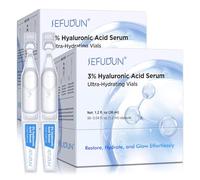 P-Beauty Sérum con ácido hialurónico al 3 %, en ampollas, hidratación intensa, reducción de arrugas, antiedad y piel radiante lisa, ampollas de suero hialurónico (2 paquetes de 60 barras)