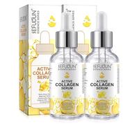 P-Beauty Serum facial con colágeno y ácido hialurónico, suero de colágeno para piel más firme con vitamina C, E, B3, 3 ceramidas y principios activos vegetales, antienvejecimiento, antiarrugas, suero