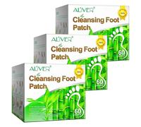P-Beauty - Tiritas de desintoxicación para pies con vinagre de bambú y jengibre, 3 x 60 unidades, para desintoxicación natural del cuerpo, mejor sueño y más energía - bienestar durante la noche