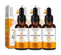 P-Beauty Vitamina C Plus Serum para la cara con 20% de vitamina C, retinol, niacinamida y ácido hialurónico, suero facial para reducción de arrugas, manchas pigmentadas brillantes, suero de cuidado