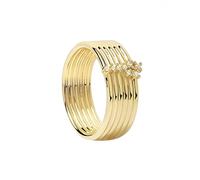 P D PAOLA 32019937 - Anillo para mujer de plata 925 con circonitas, 52, Plata Oro amarillo, Sin piedras preciosas