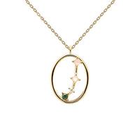 P D PAOLA - Collar Aries - Plata de Ley 925 Bañada en Oro de 18k - Joyas para Mujer